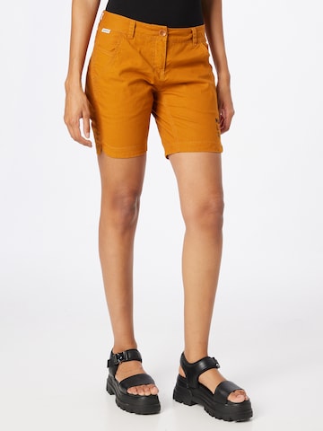 Maloja Normální Outdoorové kalhoty 'Bettina' – oranžová: přední strana