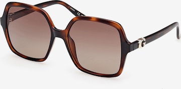 GUESS Sunglasses in Brown: front