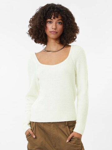 Neo Noir Pullover 'Alba' i hvid: forside