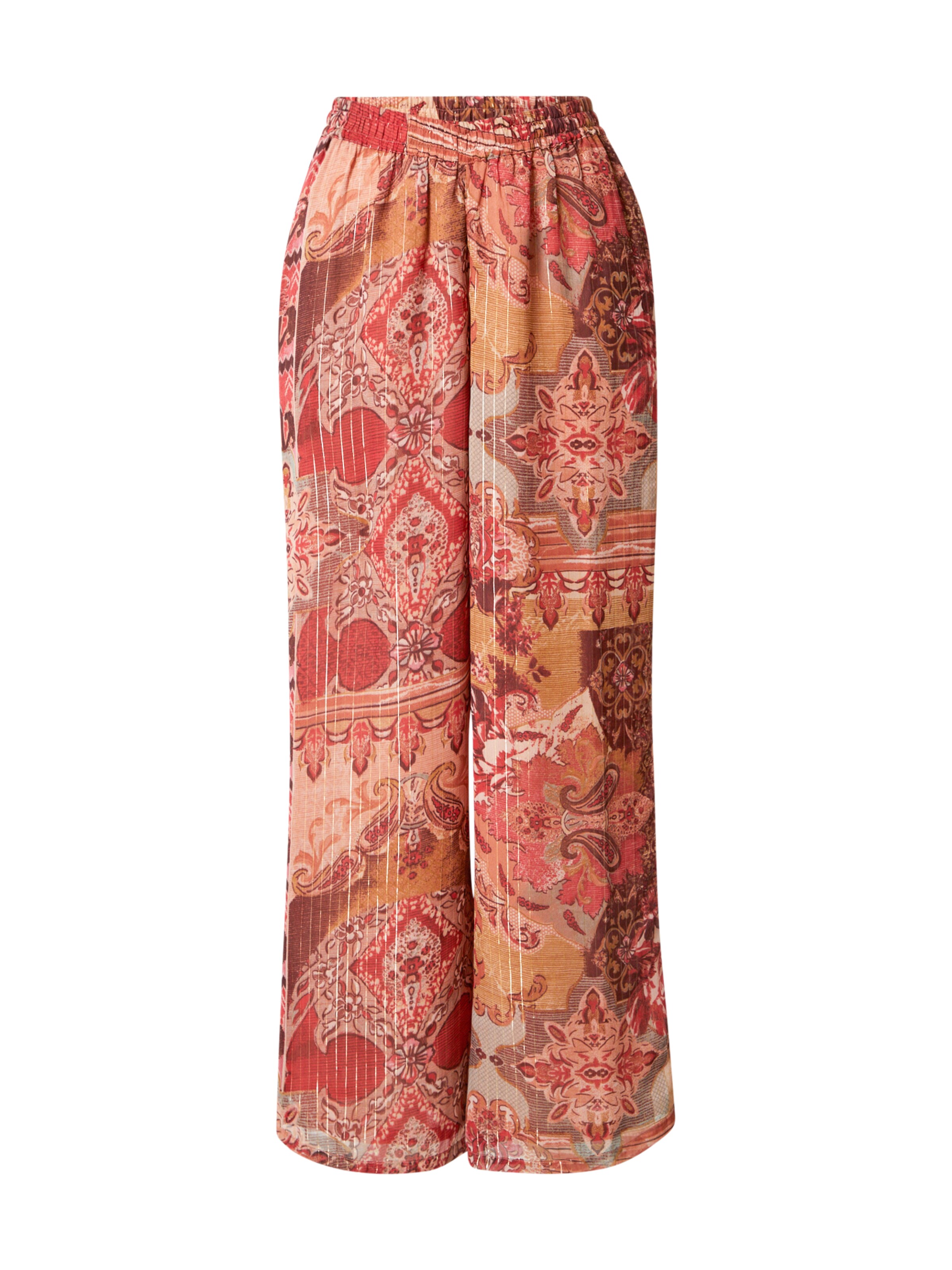 River Island Wide leg Broek in Oranje: voorkant