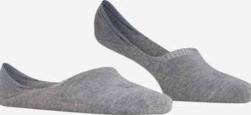 FALKE Ankle Socks 'Step High Cut' in Grey: front