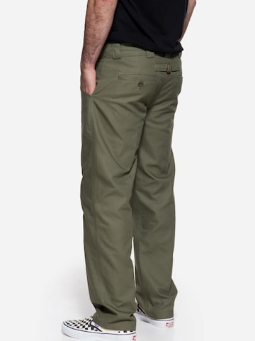King Kerosin Regular Chino Pants in Green
