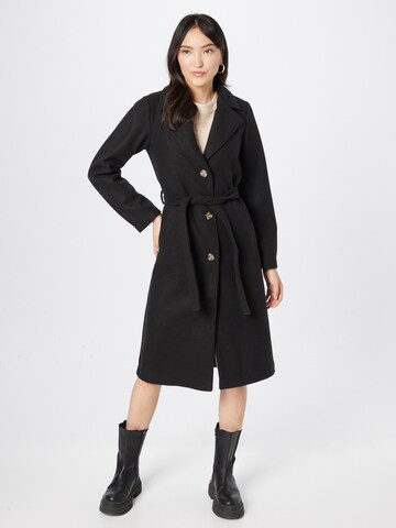 JDY Ανοιξιάτικο και φθινοπωρινό παλτό 'Harmony' σε μαύρο: μπροστά