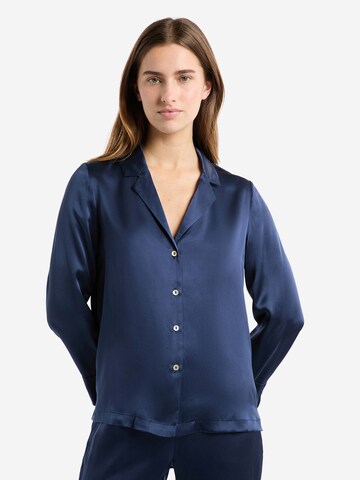 ETAM Slaapshirt 'Pearly' in Blauw: voorkant