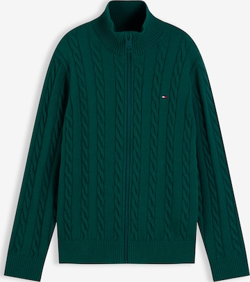 TOMMY HILFIGER Strickjacke in Grün: Vorderseite