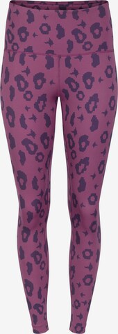 Boochen Skinny Leggings in Purple: front