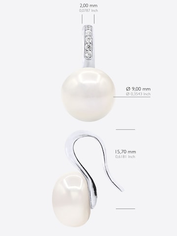 Ateliers Saint Germain - Pendientes 'Leucate' en blanco