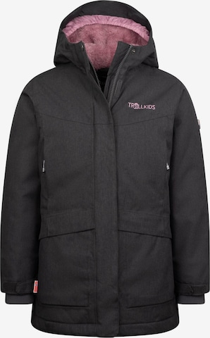 TROLLKIDS Winter Jacket in Grey: front