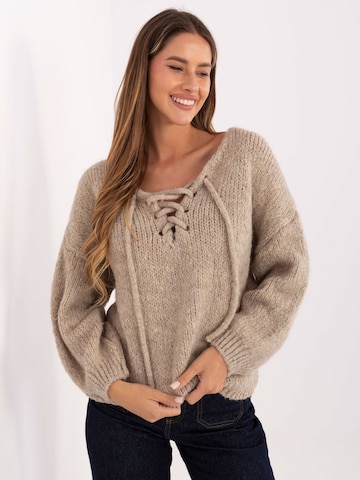 madnezzmilano Sticktop in Beige: Vorderseite