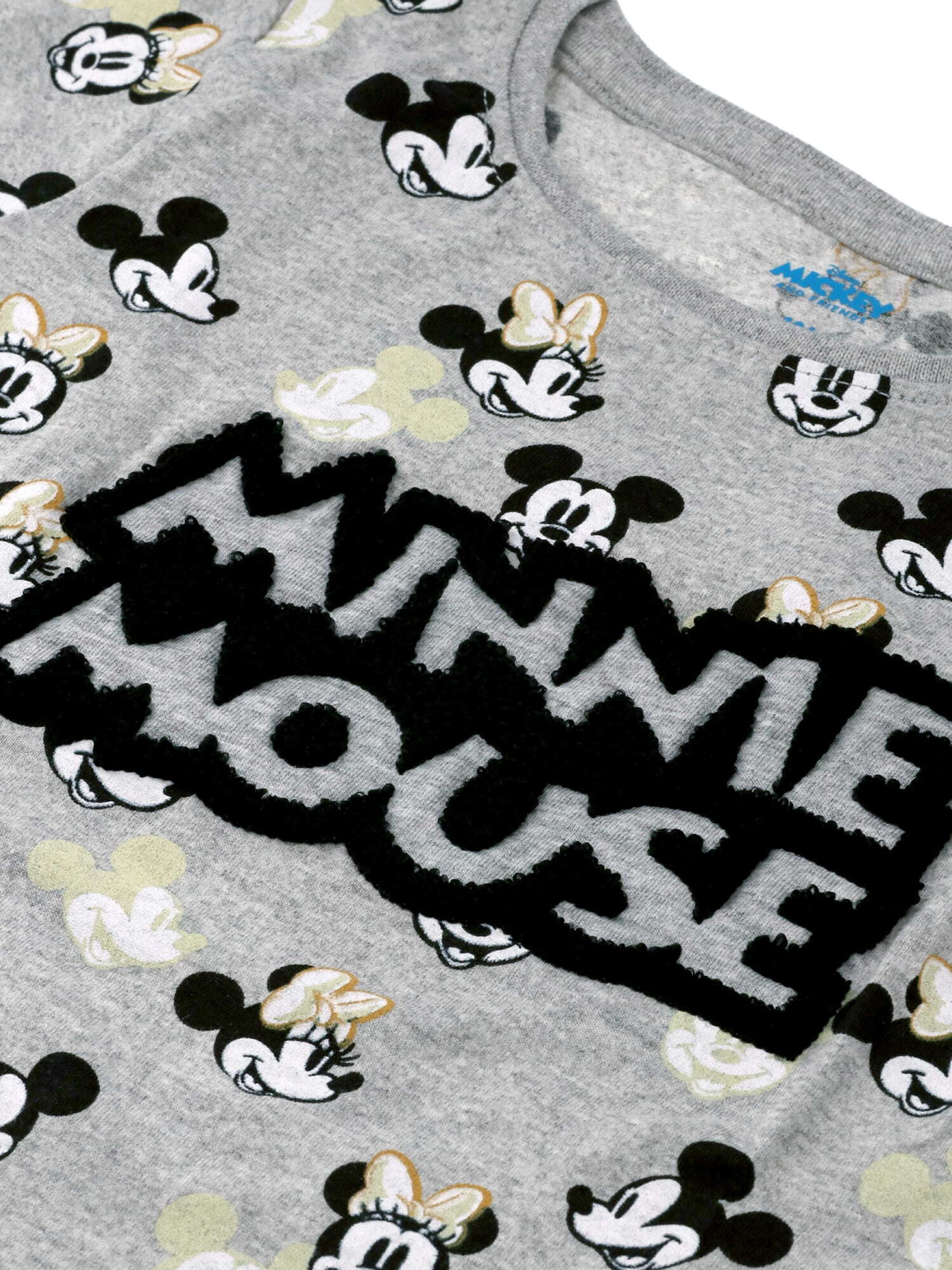 DISNEY Shirt 'Mickey & Minnie' in Grau