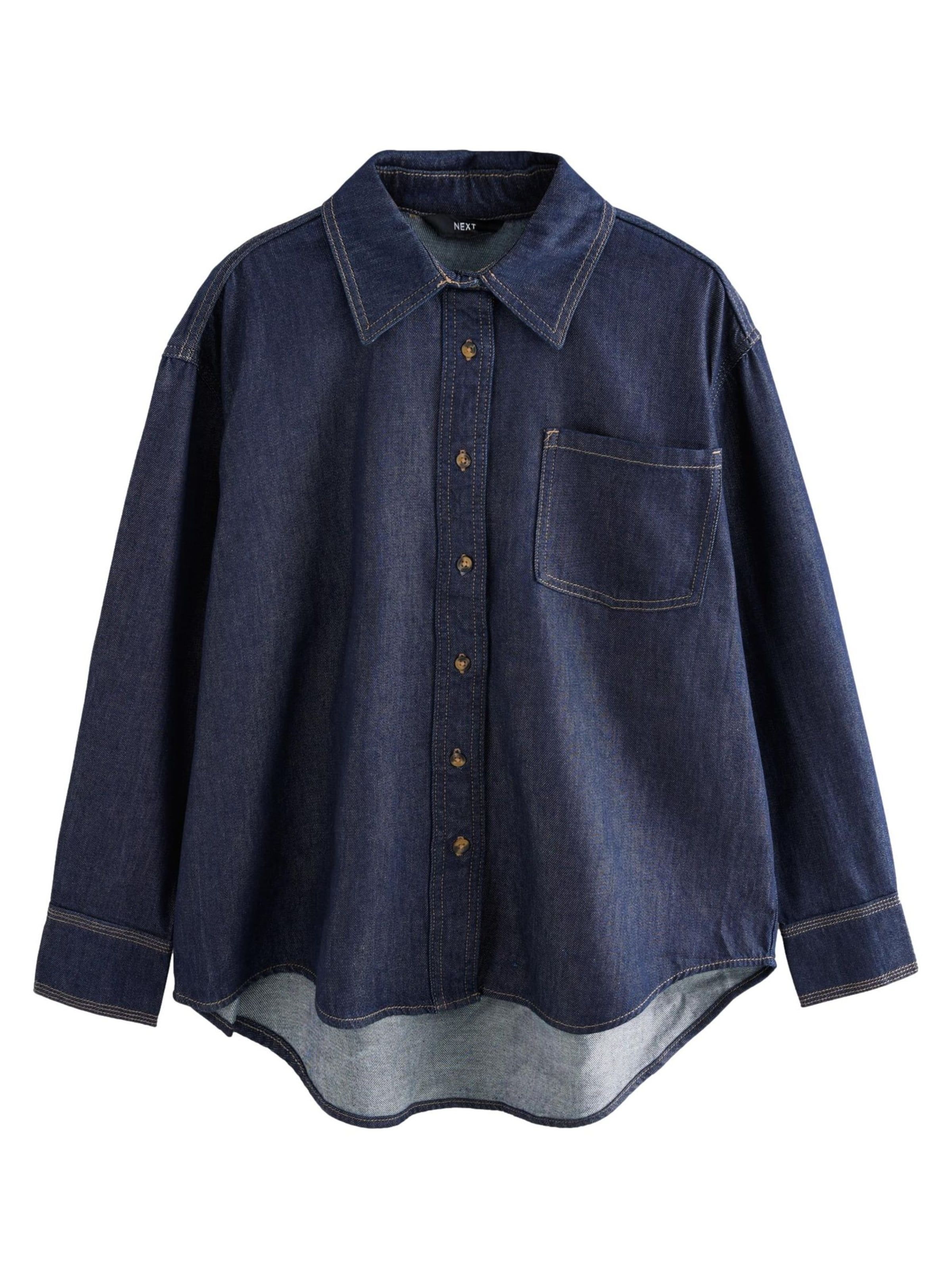 Chemisier Next en bleu : devant