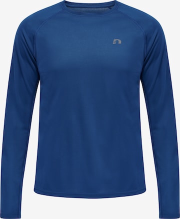 Newline - Camisa funcionais em azul: frente