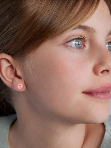 Luxenter - Pendientes 'Lyros' en naranja: frente