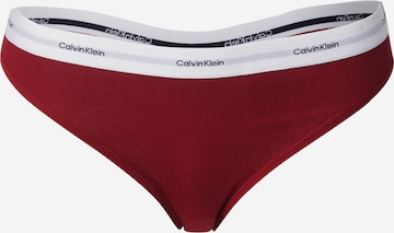 Calvin Klein Underwear Стринги в Красный: спереди