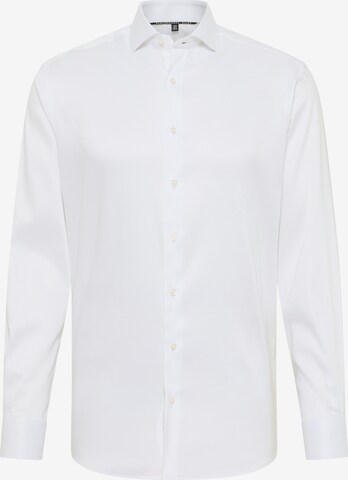 ETERNA Slim fit Button Up Shirt in White: front