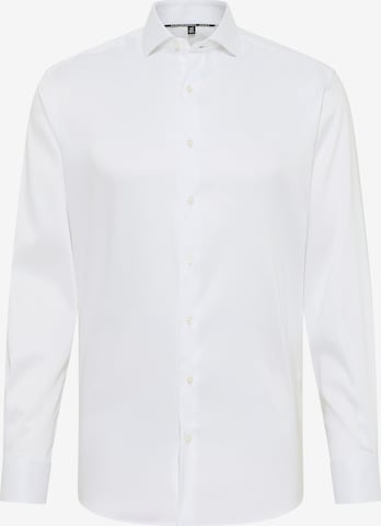 ETERNA Slim fit Button Up Shirt in White: front