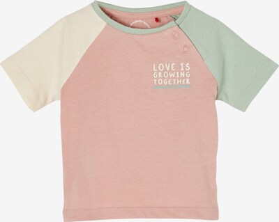 s.Oliver T-Shirt in beige / mint / rosé, Produktansicht