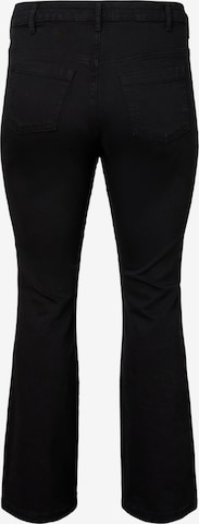 Zizzi Boot cut Jeans 'Ellen' in Black