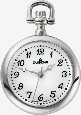 DUGENA Analog Watch in Silver: front