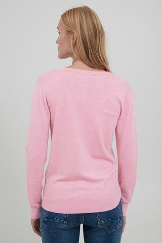 b.young Gebreid vest in Roze