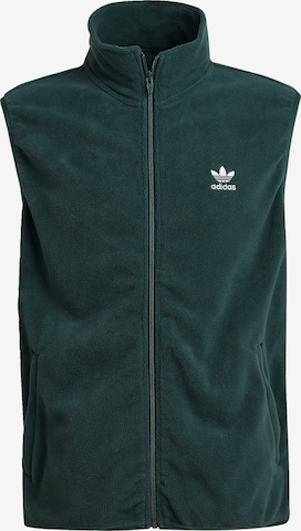 ADIDAS ORIGINALS Vest 'Adicolor 3-Stripes Fleece ' in Green: front