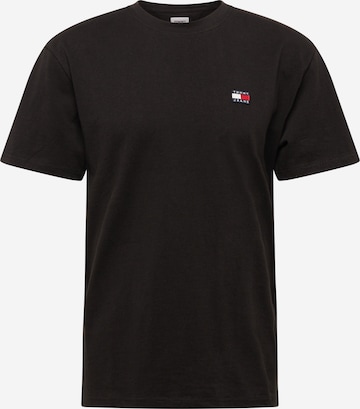 Tommy Jeans - Camisa 'Classic' em preto: frente