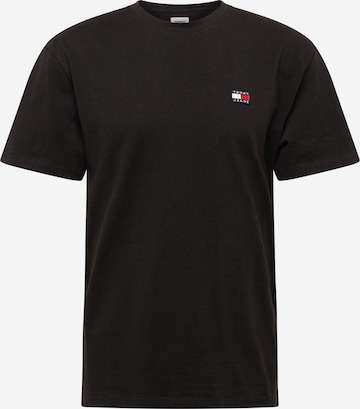 Tommy Jeans - Camiseta 'Classic' en negro: frente