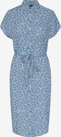 PIECES Shirt Dress 'NYA' in Blue: front