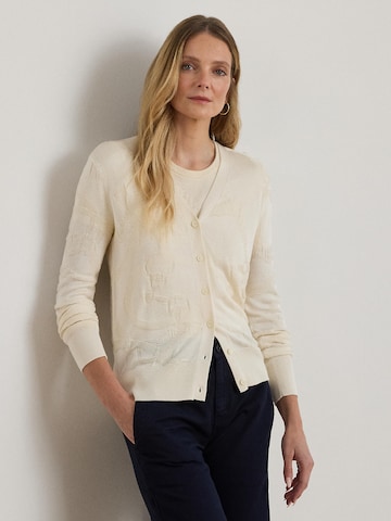 Lauren Ralph Lauren Strickjacke in Beige: Vorderseite