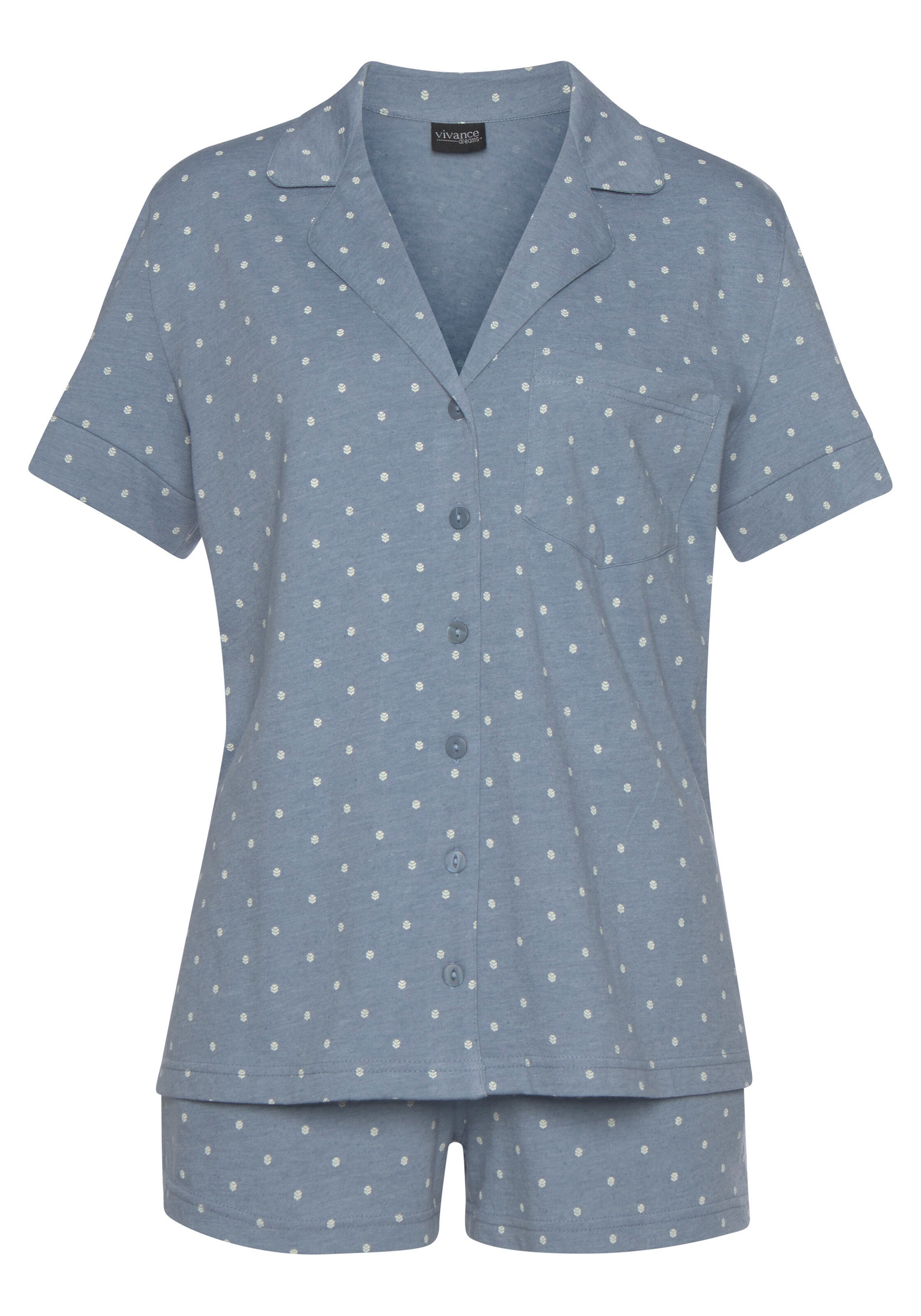 VIVANCE Pajama in Grey: front