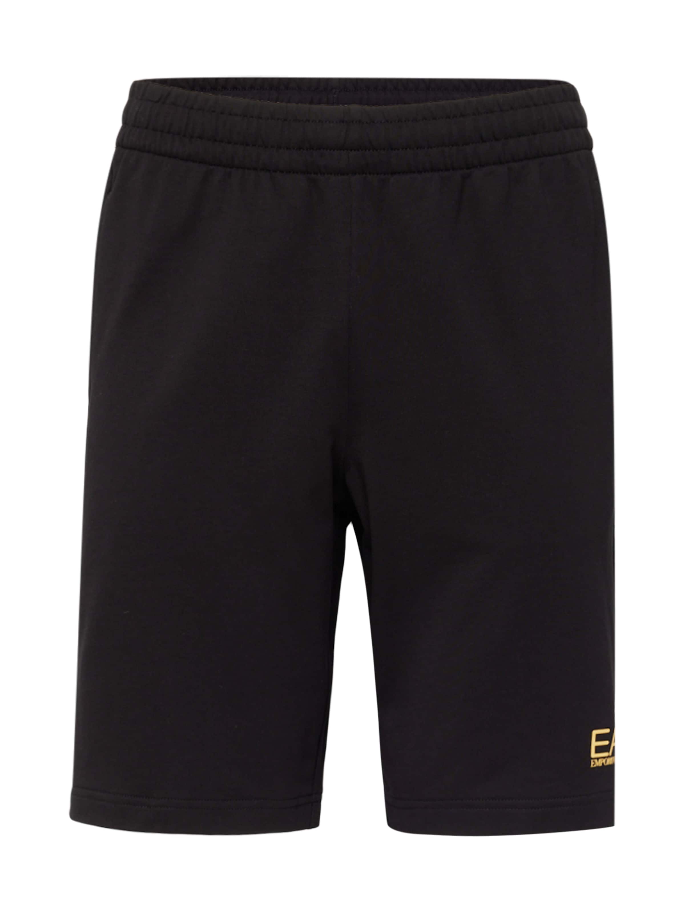 EA7 Emporio Armani Loosefit Bukser 'Core Identity' i sort: forside