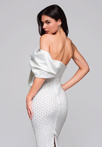 Ombre Evening dress in White
