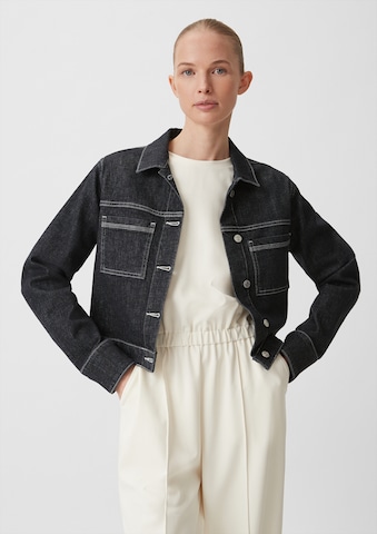 comma casual identity Between-Season Jacket in Grey: front