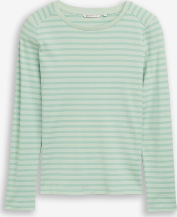 TOM TAILOR DENIM Shirt in Groen: voorkant