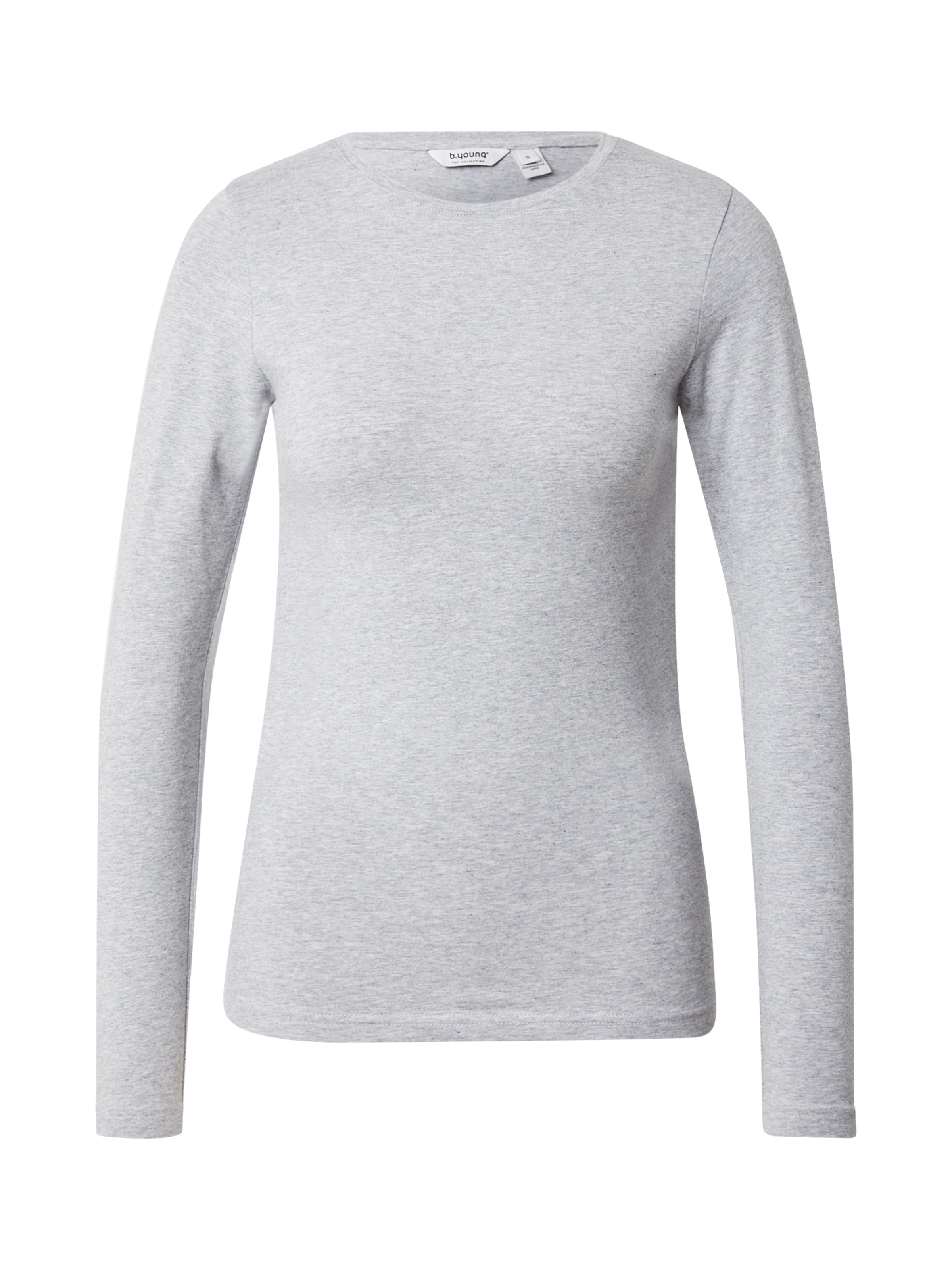 b.young Тениска 'BYPamila' в сиво: отпред