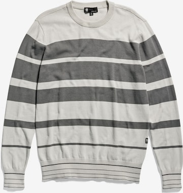 Pull-over G-Star RAW en gris : devant