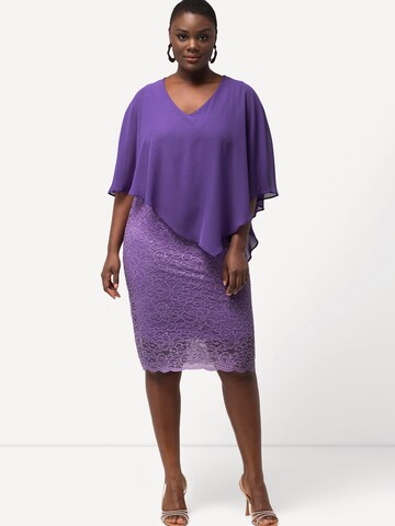 Robe de cocktail Ulla Popken en violet : devant