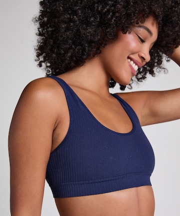 Hunkemöller Bustier BH 'Dianne' in Blauw
