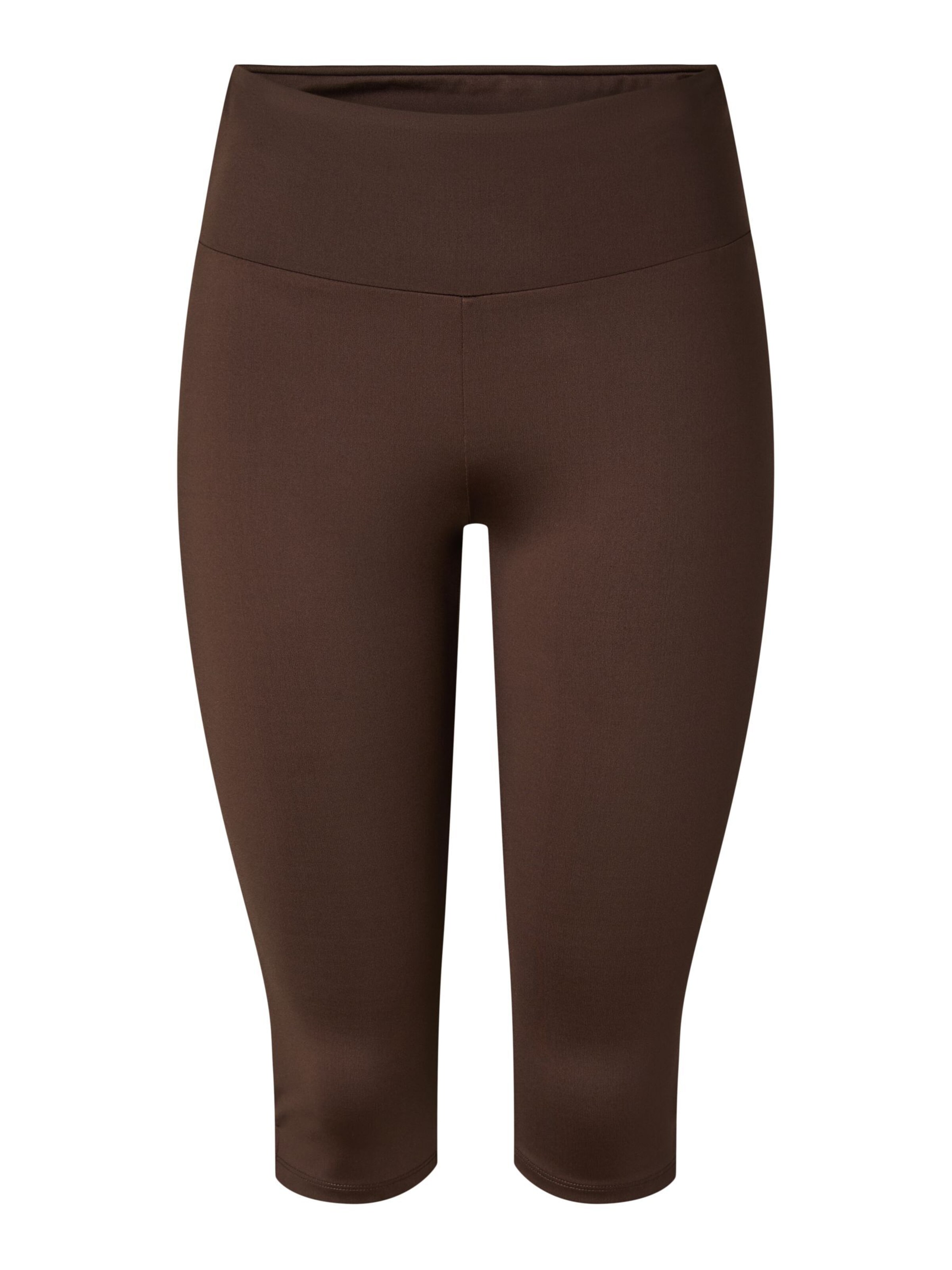 Pantaloni 'SOFIA' di PIECES in marrone: frontale