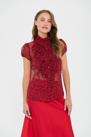 SAINT TROPEZ Shirts 'SZLilja' i rød: forside