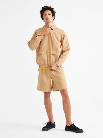 Thinking MU Between-Season Jacket 'Dragonfly' in Brown