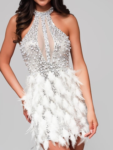 Ombre Abendkleid‌‌ in Silber