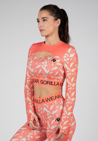 Gorilla Wear Functioneel shirt 'Osseo' in Oranje: voorkant
