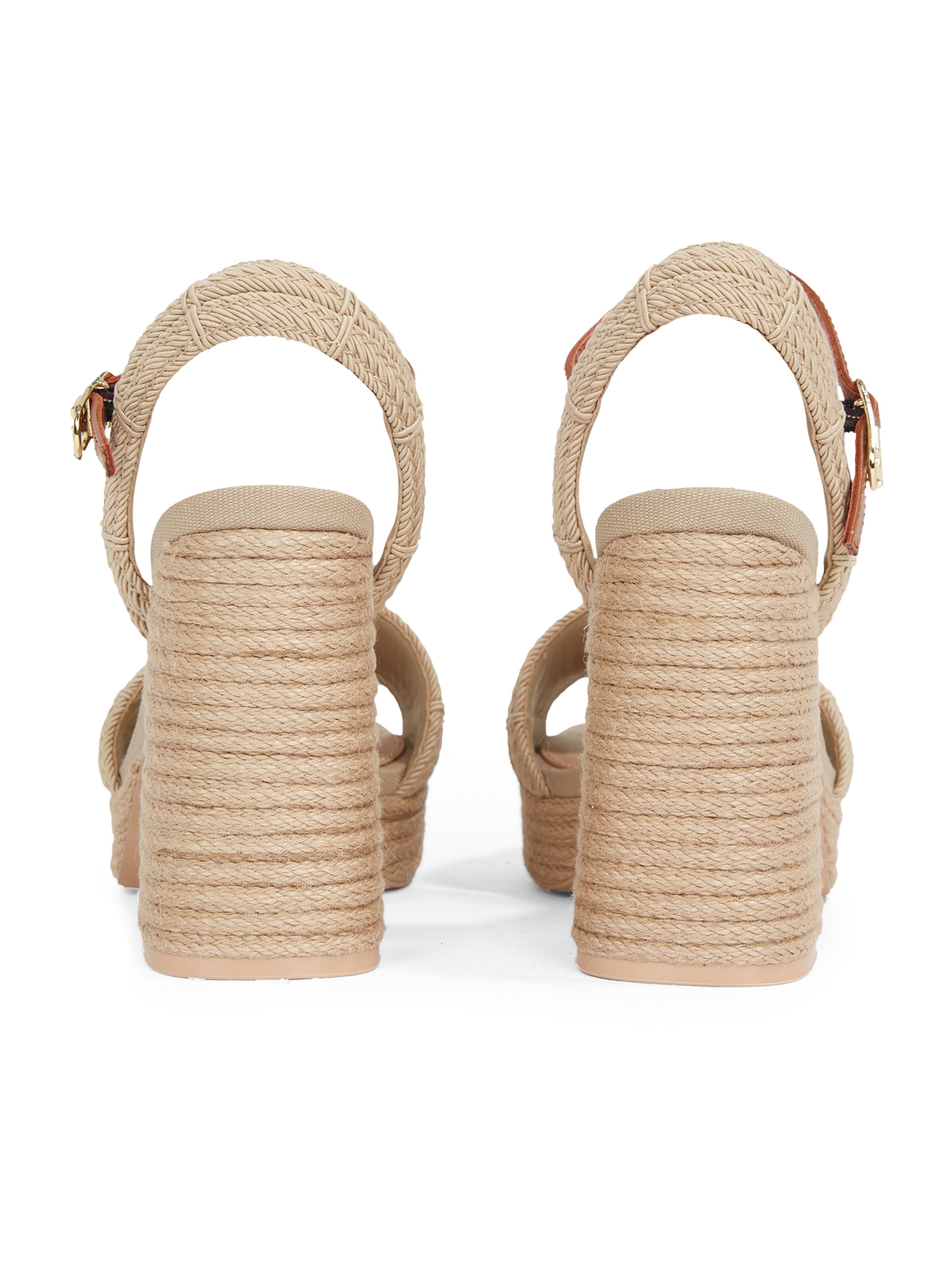 TOMMY HILFIGER Sandały z rzemykami 'ROPE' w kolorze beżowy