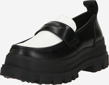 BUFFALO Classic Flats 'ASPHA LOAFER' in Black: front