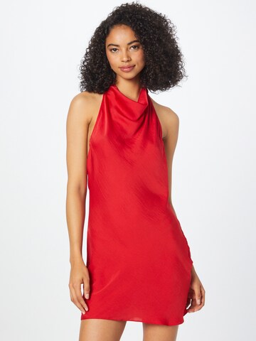 Robe de cocktail Nasty Gal en rouge : devant