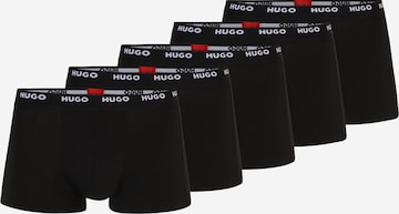 Boxeri de la HUGO Red pe negru: față