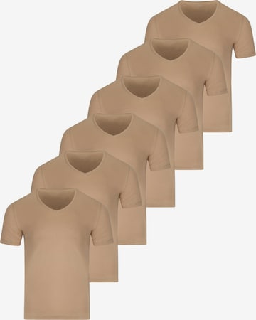 Ragman Undershirt 'Basic' in Beige: front