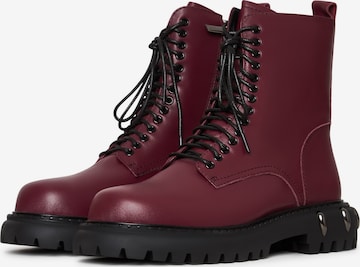 CESARE GASPARI Ankle Boots in Rot