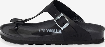 juoda Bayton Šlepetės per pirštą 'MERCURE': priekis